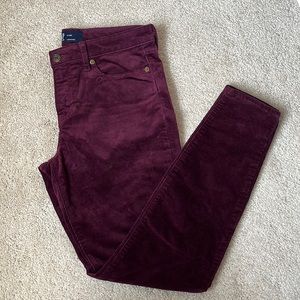 Gap Burgundy Corduroy Pants